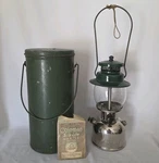 Vtg Coleman Green & Nickel Lantern 242b W/ Handy Pail Mantle. Sunshine Usa. Fixed Price $449.10.