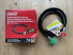 Coleman Reinforced High-pressure Propane Hose W/ Adapter 5 Foot Type 1 Fitting. Fixed Price $17.83.