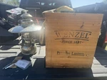Wenzel 1887 Pressure Lantern 823018 Nickel Brass W/ Wood Box Kit. Fixed Price $123.99.