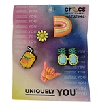 New Jibbitz Crocs 5 Set Charms Sunshine Is Fine Shoe Juice Box Hang Ten Rainbow. Fixed Price $9.00.