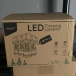 Vont 4 Pack Led Cordless Camping Lanterns Batteries Included Black. Fixed Price $12.49.