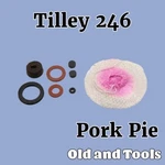 Tilley Lamp Pork Pie Parts 8-piece Set X246a X246b / Washer Gasket Lantern. Fixed Price $9.30.