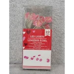 Greenbrier Pink Led Gem String Lights 10 Count 3ft Battery Operated Indoor Decor. Fixed Price $11.98.