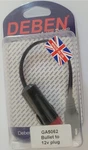 Deben Ga5062 Bullet To 12v Plug. Model:. Fixed Price $20.00.