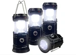 Solar Portable Rechargeable Led Camping Lantern Flashlight Waterproof Lamp 4pack. Fixed Price $32.57.