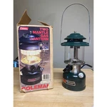 Coleman Two Mantle Gas Lantern Vintage Green Camping Light Box 288a700. Fixed Price $39.00.