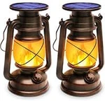 Solar Lantern Outdoor Waterproof,led Vintage Flickering Flame Lights,campi. Fixed Price $63.77.