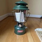 Coleman 220h Green Handheld Oil Camping Lantern Metal Glass Cordless. Fixed Price $57.00.