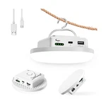 Portable Led Camping Light, Rechargeable, 3 Light Colors Stepless... Fa. Fixed Price $41.99.