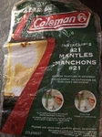 2 Each Coleman Lantern Insta-clip #21 Mantles. Fixed Price $13.70.