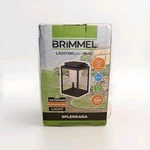 Aluminum Brimmel Splendara Blk Solar Usb Rechargeable Lantern 350lumens Ip44 Nib. Fixed Price $36.92.