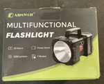 Alpswolf Rechargeable Flashlight, Led Spotlight Flashlight 15000 Capacity. Fixed Price $44.99.