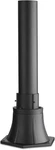 Outdoor Post Light Pole With Base, Hwh Outside Lamp Accessories, Black Alum. Fixed Price $81.39.
