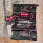 Supreme Fw25 Box Logo Camo Laundry Bag 24" X 36" In Hand. Fixed Price $78.88.
