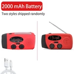 2000mah High Capacity Rechargeable Radio Solar Emergency Light Camping Roadside. Fixed Price $23.64.