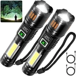 Ayl Rechargeable Flashlights 2 Pack, Super Bright High Lumens Flash Light, 6 Mod. Fixed Price $23.46.