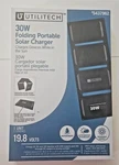 Utilitech Folding Portable Solar Panel Charger. Fixed Price $39.78.