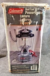 Coleman Premium Dual Fuel 2 Mantle Lantern 285-700t Silver In Old Box-....(ossd). Fixed Price $64.98.