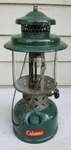Vtg 220e "sunshine Of The Night" Coleman Lantern Jan 1956 Two-mantle Pyrex Glass. Fixed Price $45.00.