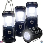 Portable Led Camping Lanterns, Waterproof, Usb Rechargeable, 4-pack. Fixed Price $52.93.