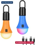 Lepro Led Rechargeable Camping Lantern, 7 White And Rgb Light Modes, Ess. Fixed Price $40.36.