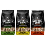 Wood Chips Smoking Bundle 1.37 Lb Apple Mesquite Hickory Fire Flavor Bags. Fixed Price $51.99.
