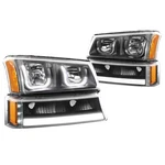 Pm Performotor Black Housing Amber Corner J-shape Led Light Projector Headlig.... Fixed Price $264.71.