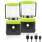 Jarxin 2pcs 6500k White Light Led Camping Lantern Rechargeable 1000lm 4500mah. Fixed Price $59.61.