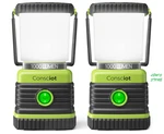 Consciot 1000lm Led Camping Lantern, Battery Powered, 4 Modes, Ipx4, 2-pack. Fixed Price $39.99.