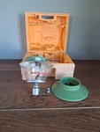 Vintage Winchester Trailblazer Propane Lantern Avacado Green W/ Glass Ov. Fixed Price $48.00.