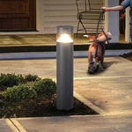 Linkmoon Outdoor Pathway Light, 32 In Ip65 6.49"x 6.49"x31.49", Gray. Fixed Price $134.77.