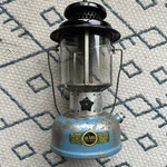Vintage 1967 Sears 2 Mantle Camping Lantern 476-74060 W/ Pyrex Globe And Case. Fixed Price $159.99.