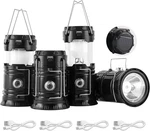 Collapsible Portable Solar Camping Lantern, Usb Rechargeable Led Flashlight - Su. Fixed Price $48.26.