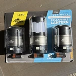 Cascade Mountain Tech Multimode Collapsible Lantern 3 Pack #1170792 180 Lumens. Fixed Price $15.95.