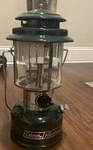 Coleman 290 The Powerhouse Black Lantern Picket Fence Globe Untested. Fixed Price $64.00.
