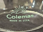 Vintage Nos Coleman Canadian Variant# 550 Green Letter Lantern Globe. Fixed Price $50.00.