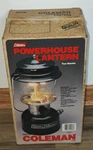 Vintage Coleman Powerhouse Lantern Two Mantle Model 290a700 07/89 New Nob. Fixed Price $124.99.
