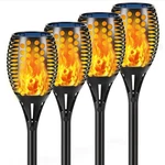 Aityvert Solar Torch Lights, 43" Flickering Flames 96led Larger & Higher Torc.... Fixed Price $72.63.