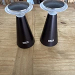 Set Of Two Uline Touchtop Led Lanterns Bronze H3990brz H-3990brz. Fixed Price $40.00.