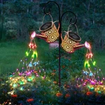 Solar Lights Outdoor Decorative, 2 Pack Metal Watering Can Water.... Fixed Price $46.79.
