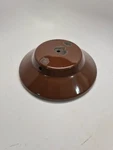 Vintage Coleman 275 Lantern Brown Porcelain Vent Top Hat 8-1/4". Fixed Price $16.95.