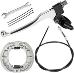 Yoxufa Mini Bike Brake Lever Kit Drum Cable Shoes Replacement For Coleman. Fixed Price $25.13.