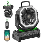 Up To 96hours Battery Portable Camping Fan With 20000mah Rechargeable Power Bank. Fixed Price $32.29.