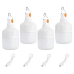 Patikil Camping Lantern, 4 Pack Rechargeable Led Tent Lamp Lights Bulb Portab.... Fixed Price $50.01.