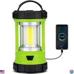 3000lm Rechargeable Camping Lantern, 5 Modes, Waterproof, Phone Charger. Fixed Price $52.93.