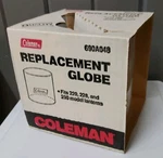 Coleman 690a048 Replacement Globe For Gas Lanterns Fits Models 220 228 & 290 Nos. Fixed Price $18.99.