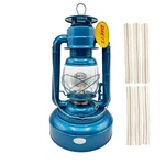Light Of Mine - Dietz #2500 Jupiter Blue Oil Lantern With 7/8" Wick Strips (#.... Fixed Price $102.37.