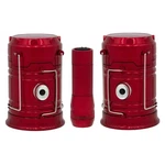 Smart Home 3pc Lantern And Flashlight Emergency Light Set In Red. Fixed Price $17.99.