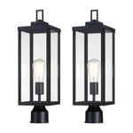 Gruenlich Outdoor Lamp Post Light Fixtures, Large 20.5inch-2 Pack, Black. Fixed Price $141.65.