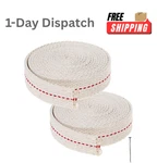 Pengxiaomei 13 Feet 2 Rolls Cotton Oil Lamp Wick 3/4 Inch Replacement. Fixed Price $13.57.
